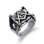 Stainless Steel Masonic Rings | Stainless Steel Finger Ring | Stainless Steel Jewelry - Rings