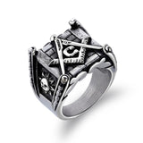 Stainless Steel Masonic Rings | Stainless Steel Finger Ring | Stainless Steel Jewelry - Rings