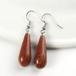 Earrings Natural Stones Crystals | Earrings Women Natural Stone - New Women Jewelry