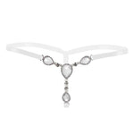 Limited Time Offer Women Sexy Shiny Rhinestone Panties Thongs Open Crotch Seamless Massage Underwear Erotic Lingerie G-string