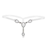 Limited Time Offer Women Sexy Shiny Rhinestone Panties Thongs Open Crotch Seamless Massage Underwear Erotic Lingerie G-string