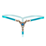 Limited Time Offer Women Sexy Shiny Rhinestone Panties Thongs Open Crotch Seamless Massage Underwear Erotic Lingerie G-string