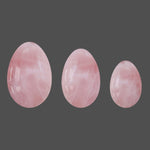 Natural Rose Quartz Yoni Egg Jade Eggs Women Kegel Exerciser Vaginal Muscles Tightening Ball Crystal Yoni Wand Kegel Eggs - Massage Ball