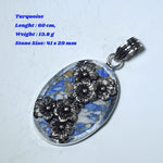Genuine Labradorite Amethyst Agate Jasper Turquoise Rose Quartz Garnet Pyrite Pendant Sillver Overlay Copper