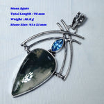 Genuine Labradorite Amethyst Agate Jasper Turquoise Rose Quartz Garnet Pyrite Pendant Sillver Overlay Copper