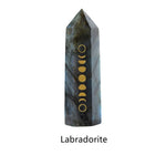 Quartz Gemstone Witch Crafts | Wand Carved Quartz Crystal | Natural Stones Witch Stone - Stones