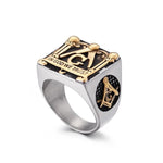 Stainless Steel Masonic Rings | Stainless Steel Finger Ring | Stainless Steel Jewelry - Rings