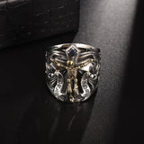 Egyptian Gods Horus Anubis Pharaoh Totem Ring