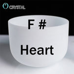 8inch Note Perfect Sound C/d/e/f/g/a/b Chakra Frosted Quartz Crystal Singing Bowl 8&quot; Meditation - Bells &amp; Chimes
