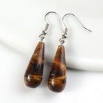 Earrings Natural Stones Crystals | Earrings Women Natural Stone - New Women Jewelry