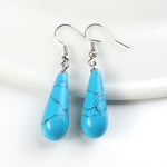 Earrings Natural Stones Crystals | Earrings Women Natural Stone - New Women Jewelry