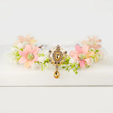Forest Fairy Hair Tiara Elf Hair Crown Crystal Tassels Hairband Woodland Pixie Hair Jewelry for women