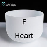 8inch Note Perfect Sound C/d/e/f/g/a/b Chakra Frosted Quartz Crystal Singing Bowl 8&quot; Meditation - Bells &amp; Chimes