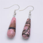 Earrings Natural Stones Crystals | Earrings Women Natural Stone - New Women Jewelry