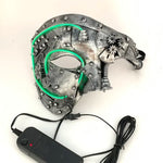Steampunk Masquerade Ghost Cosplay Mask Mechanical Equipment Half Face Halloween costume Christmas party accessories Adult Gift