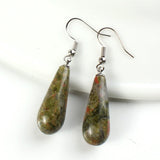 Earrings Natural Stones Crystals | Earrings Women Natural Stone - New Women Jewelry