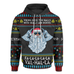 Custom Name Valhalla Viking Hoodies - Personalized Streetwear for Adventurous Souls