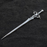 16cm Witch skull Hair Stick sword woman hair stick Hairpin Amulet Spirit Hair Jewelry For Women