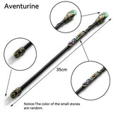 Crystal Magic Witch Wands Pagan Wizard Natural Raw Stones Quartz Power Mineral Witchcraft Wicca Altar Pendulum Home Decoration