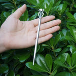 16cm Witch skull Hair Stick sword woman hair stick Hairpin Amulet Spirit Hair Jewelry For Women