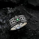Egyptian Gods Horus Anubis Pharaoh Totem Ring