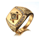 Stainless Steel Masonic Rings | Stainless Steel Finger Ring | Stainless Steel Jewelry - Rings