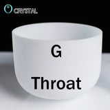 8inch Note Perfect Sound C/d/e/f/g/a/b Chakra Frosted Quartz Crystal Singing Bowl 8&quot; Meditation - Bells &amp; Chimes