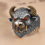 Egyptian Gods Horus Anubis Pharaoh Totem Ring
