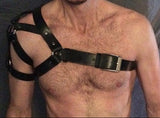 Fetish Men Sexual Chest Leather Harness Belts Adjustable Bdsm Gay Body Bondage Harness Strap Rave Gay Clothing For Adult Sex - Exotic Tanks