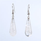 Earrings Natural Stones Crystals | Earrings Women Natural Stone - New Women Jewelry