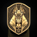 Anubis Egyptian Ring