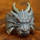 Egyptian Gods Horus Anubis Pharaoh Totem Ring
