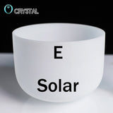 8inch Note Perfect Sound C/d/e/f/g/a/b Chakra Frosted Quartz Crystal Singing Bowl 8&quot; Meditation - Bells &amp; Chimes
