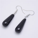 Earrings Natural Stones Crystals | Earrings Women Natural Stone - New Women Jewelry