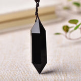 Natural Crystal Pendant Jewelry Amethyst Stone Point