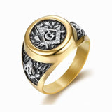 Stainless Steel Masonic Rings | Stainless Steel Finger Ring | Stainless Steel Jewelry - Rings