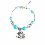 Gypsy Tribal Tibetan Bracelet for Women Boho Vintage Silver Men's Turquoise Elastic Bangles Afghan Turkish Ethnic Indian Jewelry
