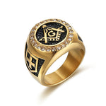 Stainless Steel Masonic Rings | Stainless Steel Finger Ring | Stainless Steel Jewelry - Rings