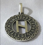 Viking Talisman Pendant Viking Rune Amulet Tyr Necklace Occult Jewelry